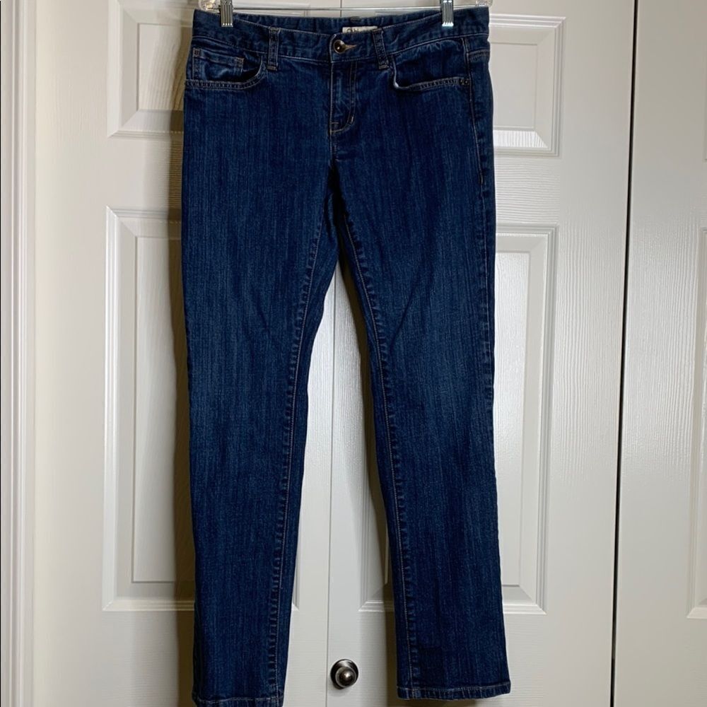 CAbi Blue Straight Leg Jeans Classic Denim
